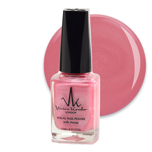 Enchanted Pink – Vivien Kondor Henna Halal Nail Polish