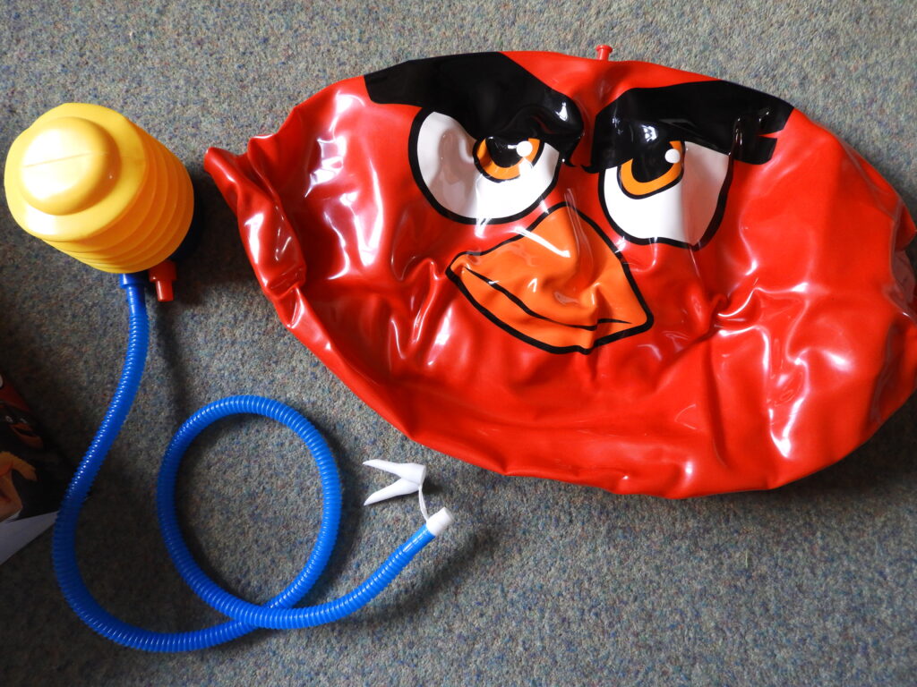 (Set Of 2) Angry Birds Retro Space Hopper for Kids Age 3+ Jumping Ball Toy 60cm Indoor / Outdoor Garden Games