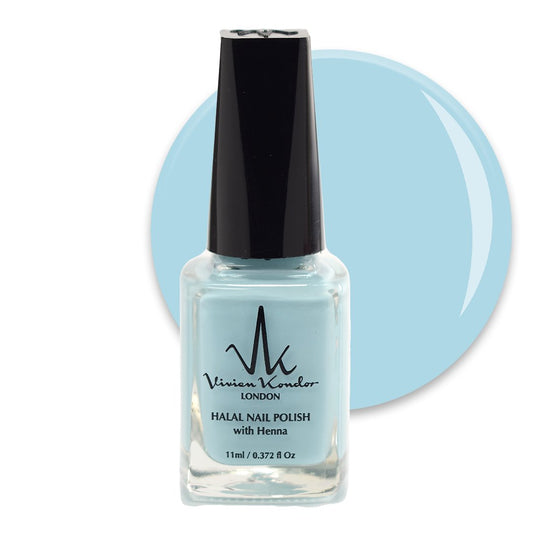 Sky Blue – Vivien Kondor Henna Halal Nail Polish