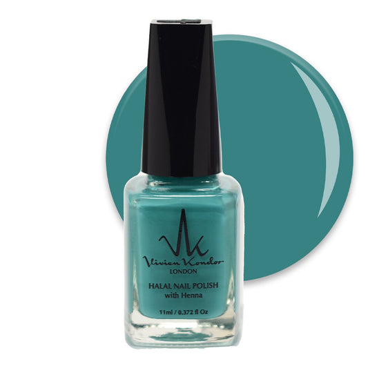 Aqua – Vivien Kondor Henna Halal Nail Polish