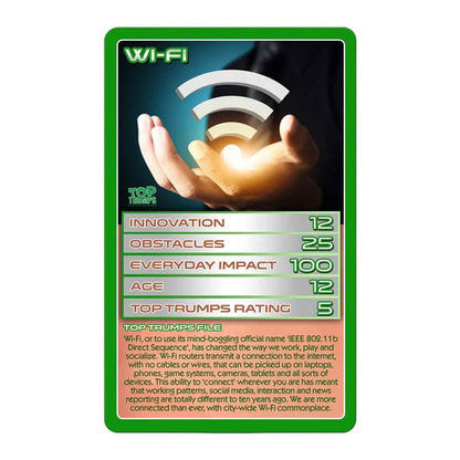 STEM Terrific Technology Top Trumps Card Game