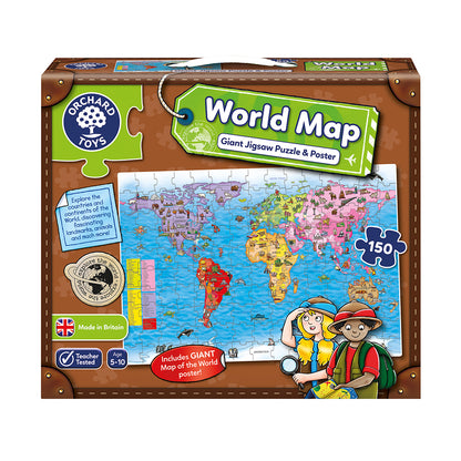Orchard Toys - The World Map Jigsaw Puzzle