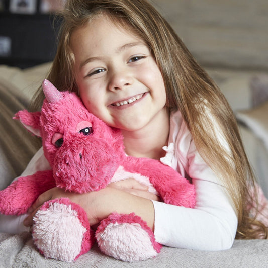 Warmies® Plush - Unicorn (Bright Pink)