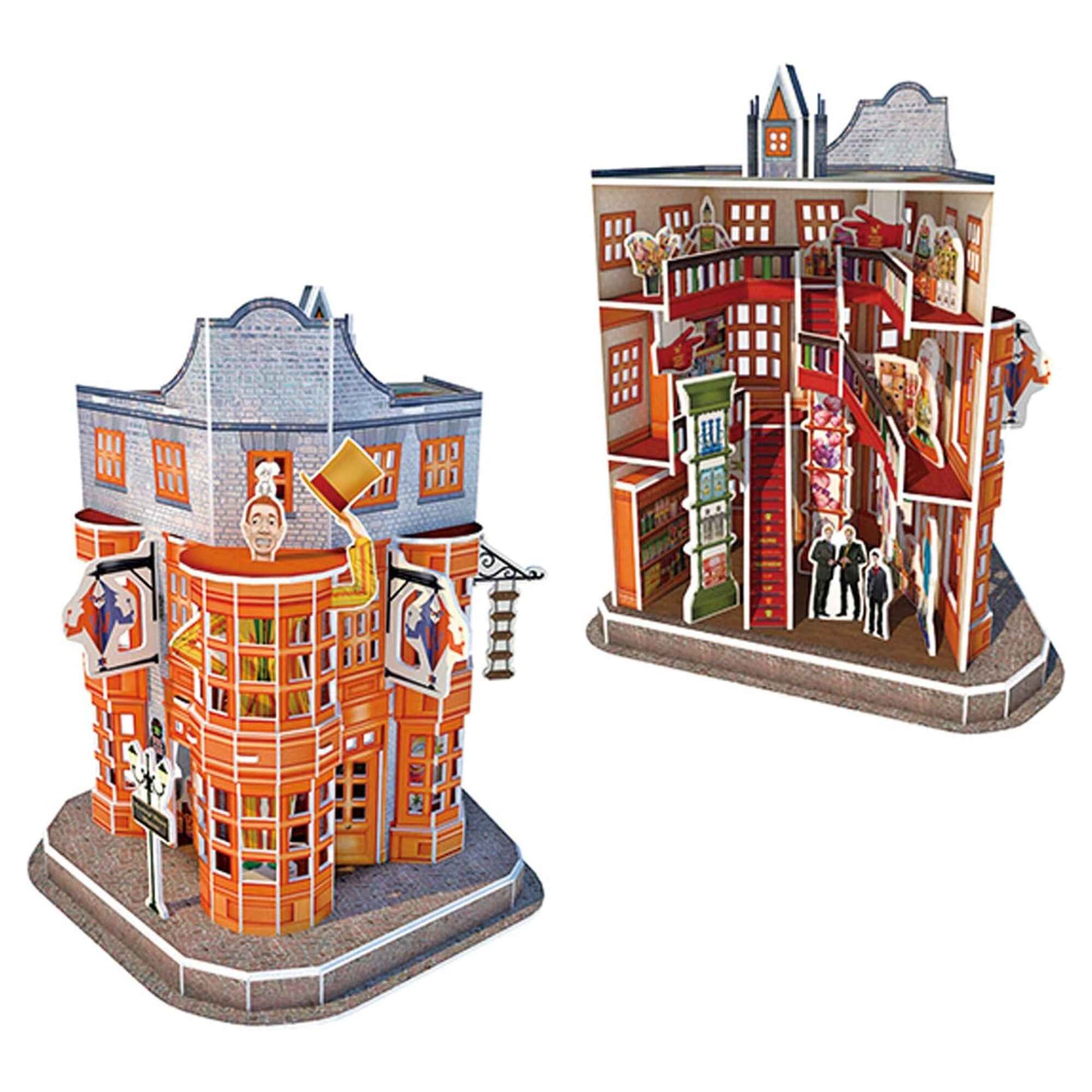 Harry Potter 7585 Diagon Alley 4 in 1 3D Puzzle Set
