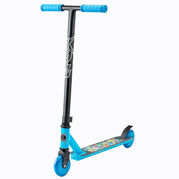 XOOTZ® Elements Electric Scooter Folding with LED Light Up Wheel and Collapsible Handlebars