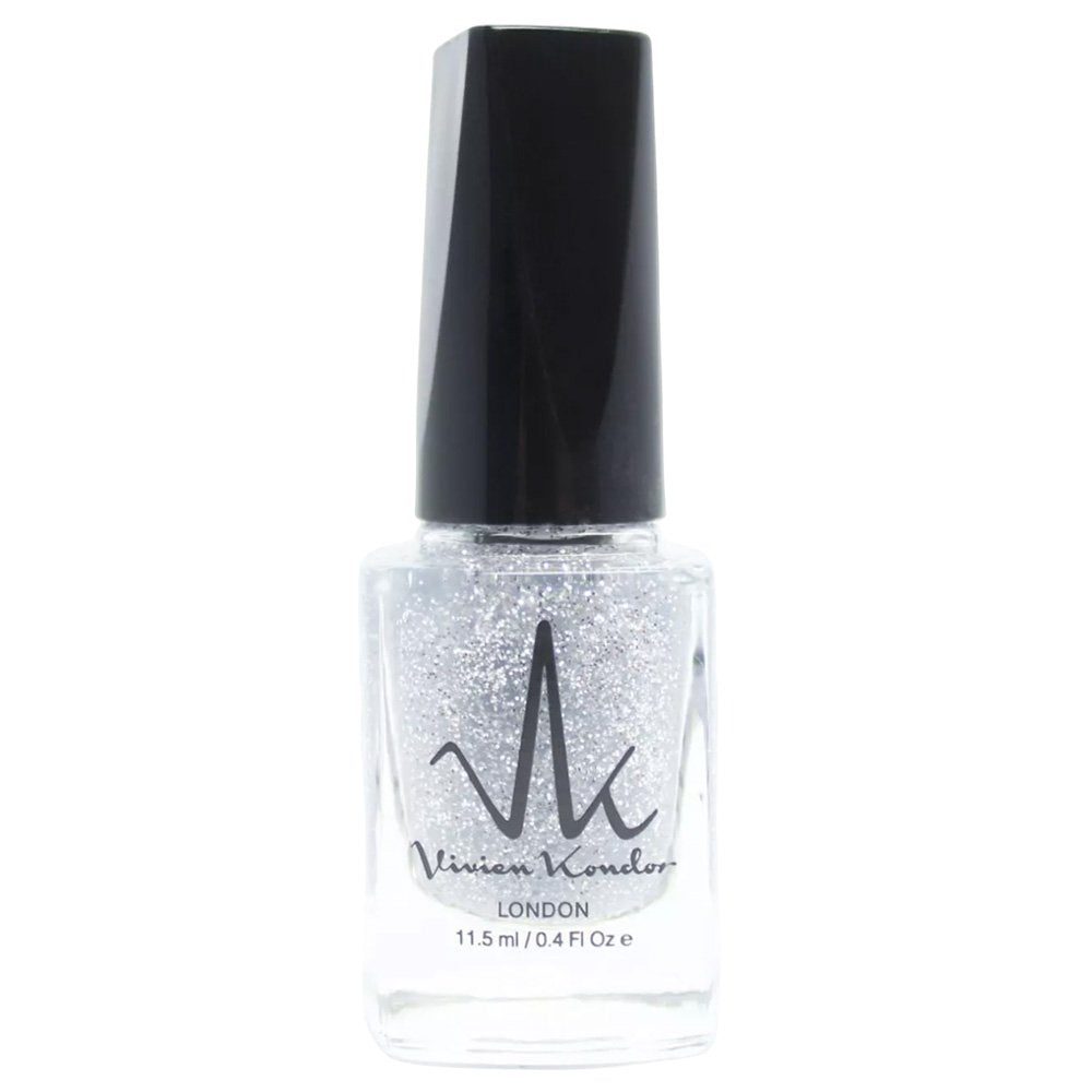 Silver Glitter – Vivien Kondor Classic Nail Polish