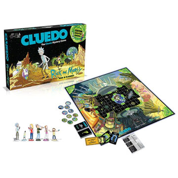Winning Moves Rick and Morty Cluedo Mystery Board Game - real detective gift