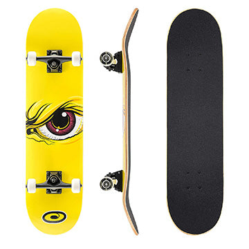 Osprey Complete Skateboard for Kids and Adults - Beginner Double Kick Trick 31 Inch Skateboard for Boys and Girls - ABEC 7 Bearings - Wrath