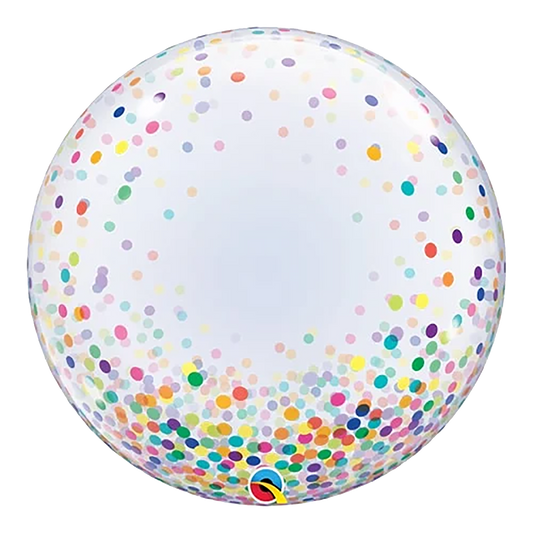 Qualatex Colourful Confetti Dots 24 inch Balloon for Party Decoration