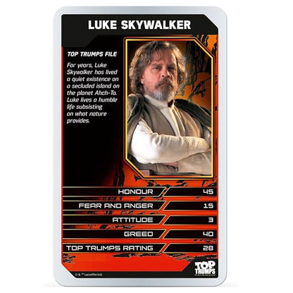 Top Trumps Star Wars Ep8 UK