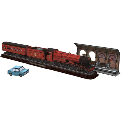 University Games 7635 Harry Potter Hogwarts Express Set 3D Puzzle, Brown