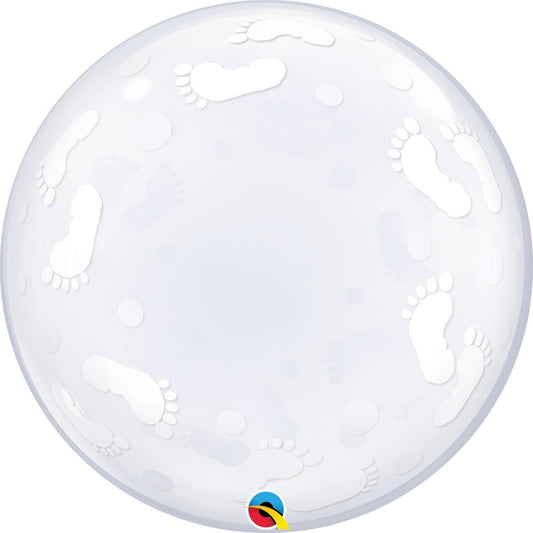 Qualatex Baby Foot Prints 24 inch Balloon for Party Decoration
