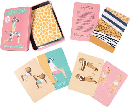 Fizz Creations Character Work Out Cards, Multi, 8.5 cm x 12 cm