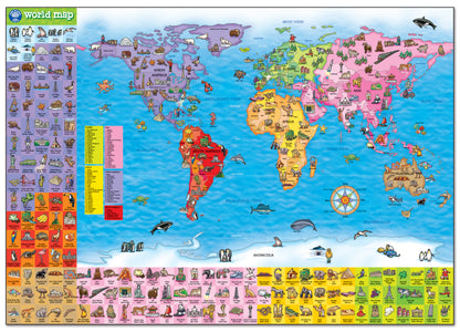 Orchard Toys - The World Map Jigsaw Puzzle