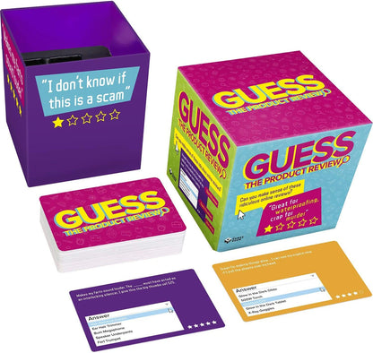 Fizz Creations Guess The Product Review, 1844 Multi Choice Quiz Games 100 Cards
