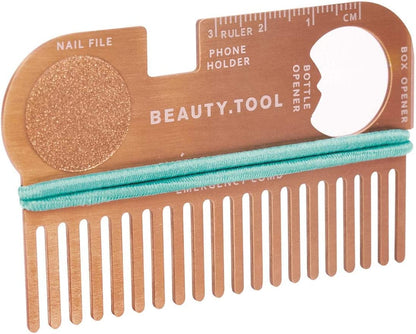 Fizz Creations Rose Gold Coloured Credit Card Tool, 8 cm x 2 cm
