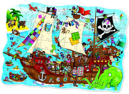 Pirate Ship Jigsaw Puzzle (100 Pcs)