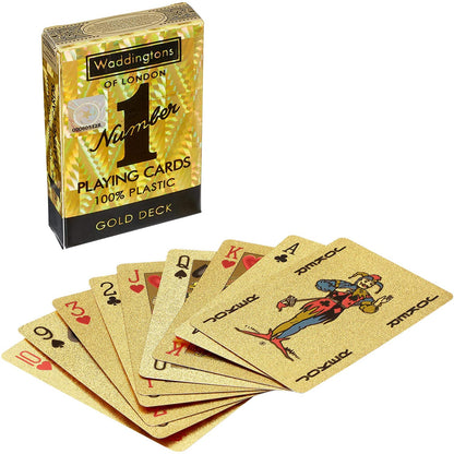 Waddingtons No. 1 - Gold Playing Cards