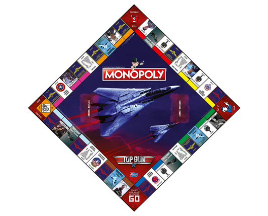 Winning Moves Top Gun Monopoly Board Game