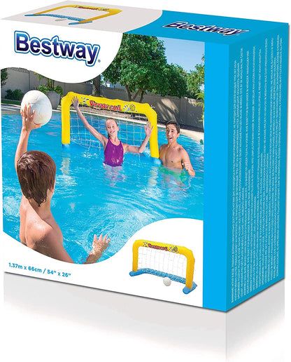 Bestway Waterpolo Frame Inflatable floating doors with ball included 137 x 66 cm