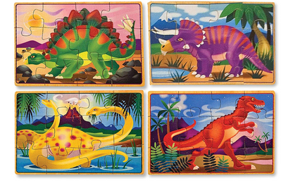 Melissa And Doug Dinosaurs Puzzles in a Box