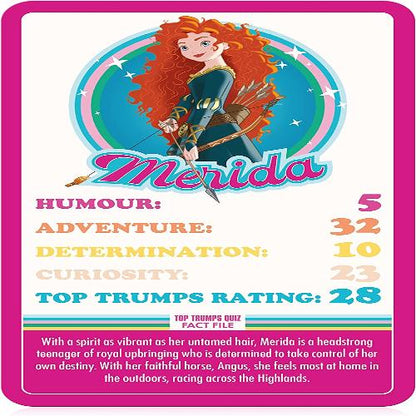 Disney Princess Top Trumps Specials Card English Edition, Play with Cinderella, Jasmine, Belle and Snow White battle your way to victory, Educational game for ages 6 up, Pink
