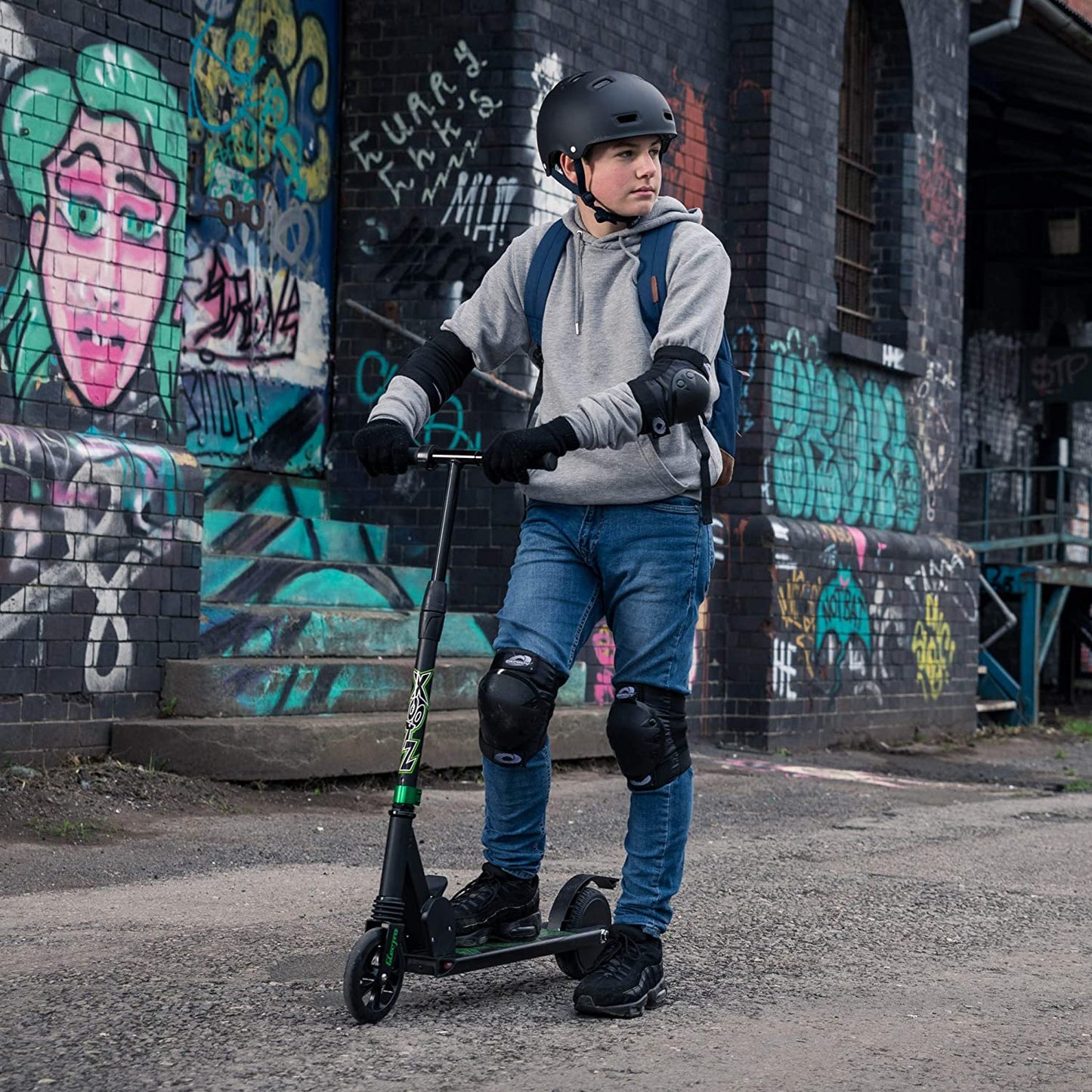 Xootz Folding Electric Scooter for Adults and Kids Portable Lightweight Commuter with 100 kg Max Weight, Electro