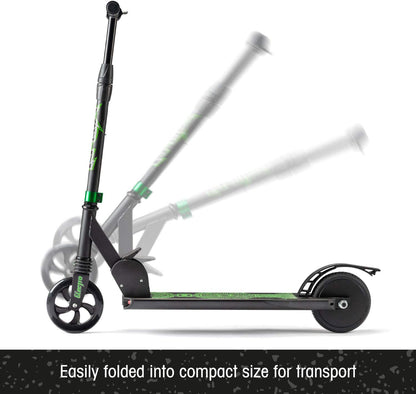 Xootz Folding Electric Scooter for Adults and Kids Portable Lightweight Commuter with 100 kg Max Weight, Electro