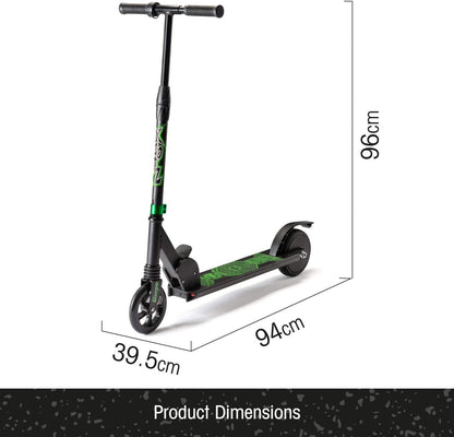Xootz Folding Electric Scooter for Adults and Kids Portable Lightweight Commuter with 100 kg Max Weight, Electro