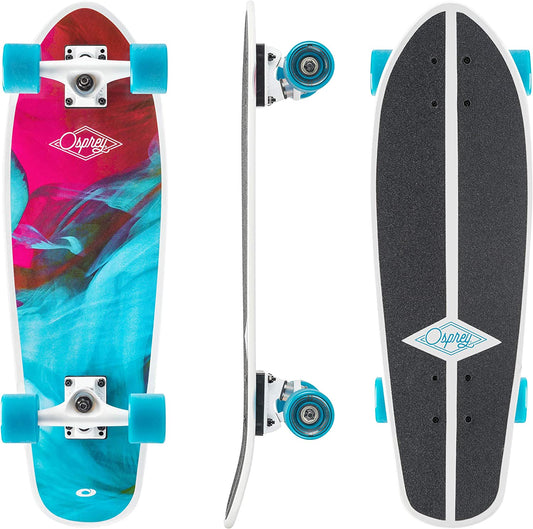 Osprey Cruiser Skateboard Cruiser Board for Beginners Adults and Kids - Emulsion