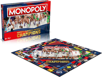 Winning Moves European Football Champions Monopoly Board Game English Edition, Embark on the road to Wembley acquiring Beth Mead and Lucy Bronze Roar
