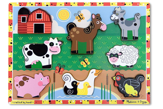 Melissa And Doug Farm Chunky Puzzle