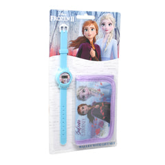 Frozen II Children's digital watch and wallet set