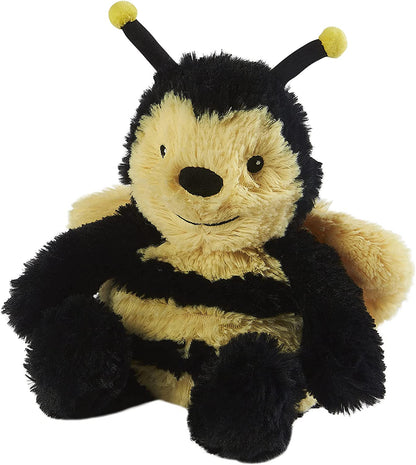 Warmies JUN-BEE-1 Heatable Plush Toy, Black & Yellow Bumble Bee Soft Toy