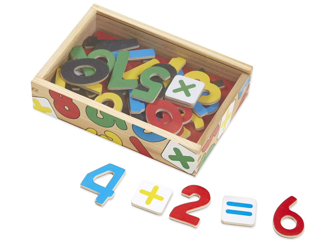 Melissa And Doug Magnetic Wooden Numbers