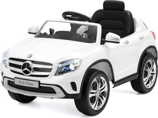 Mercedes-Benz Officially Licensed Kids Electric Ride On Car with LED Headlights and MP3 Connection GLA