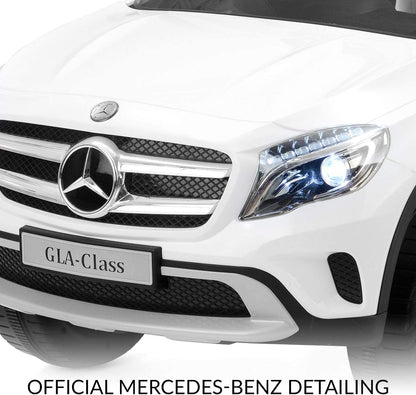 Mercedes-Benz Officially Licensed Kids Electric Ride On Car with LED Headlights and MP3 Connection GLA