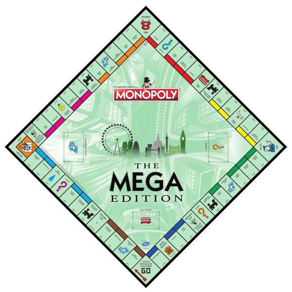 Monopoly Board Game - The Mega Edition - Rich Kids Playground