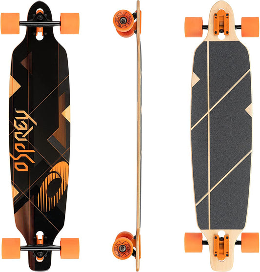 Osprey Twin Tip Cruising Longboard Skateboard -Nexus 31 " for Adult/Kid Girl/Boy