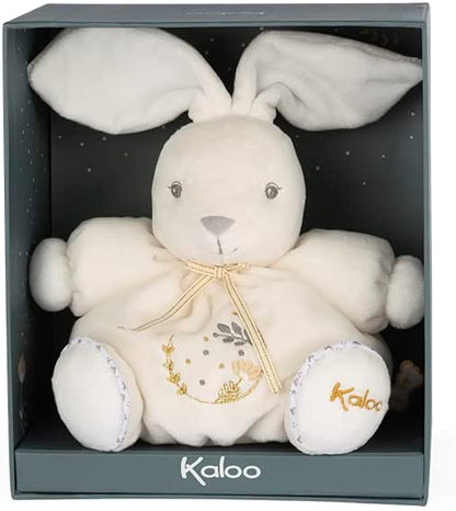 Kaloo - Perle Chubby Musical Rabbit Plush Toy Cream - Small 18cm
