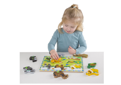 Melissa And Doug Safari Chunky Puzzle