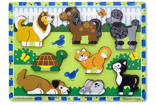 Melissa And Doug Safari Chunky Puzzle