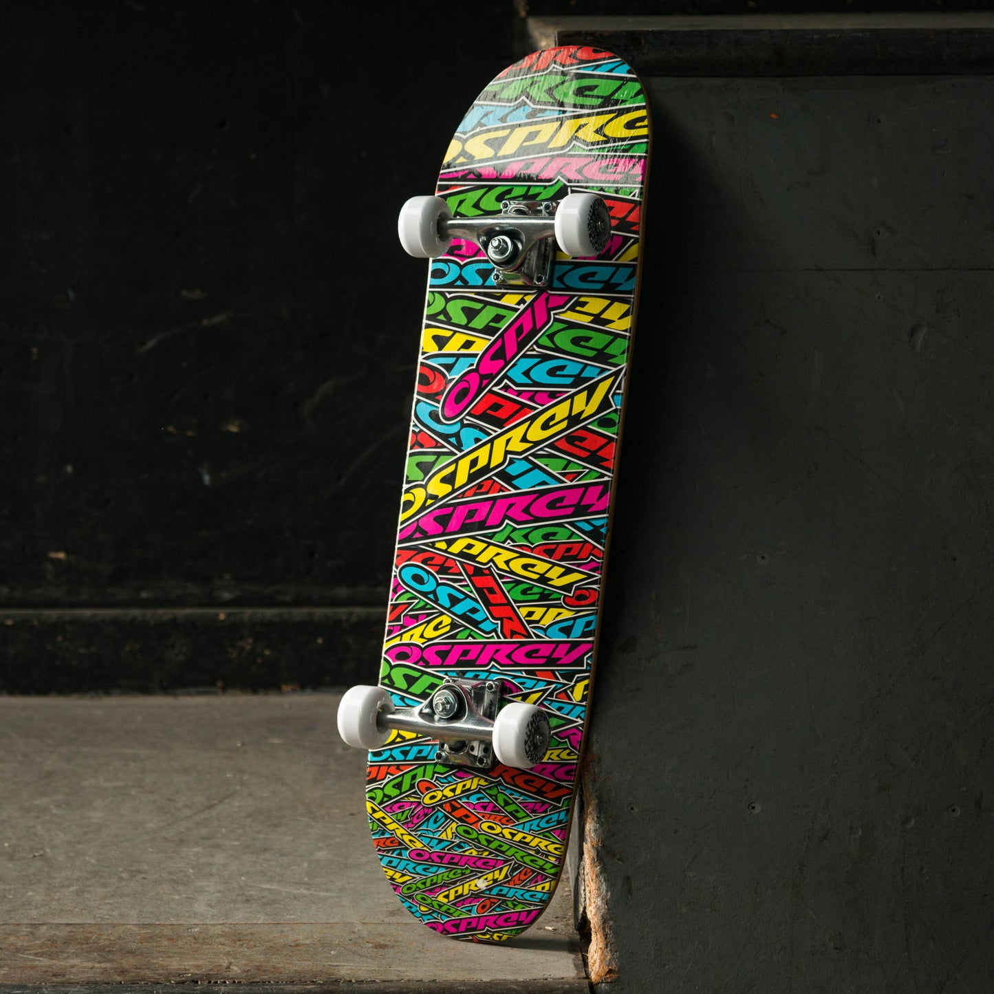 OSPREY® - 31" Double Kick Skateboard Beginners 9 Ply Maple Deck DoubleKick Adults / Kids
