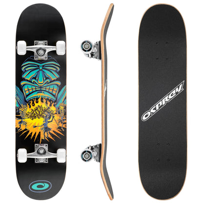 OSPREY® - 31" Double Kick Skateboard Beginners 9 Ply Maple Deck DoubleKick Adults / Kids