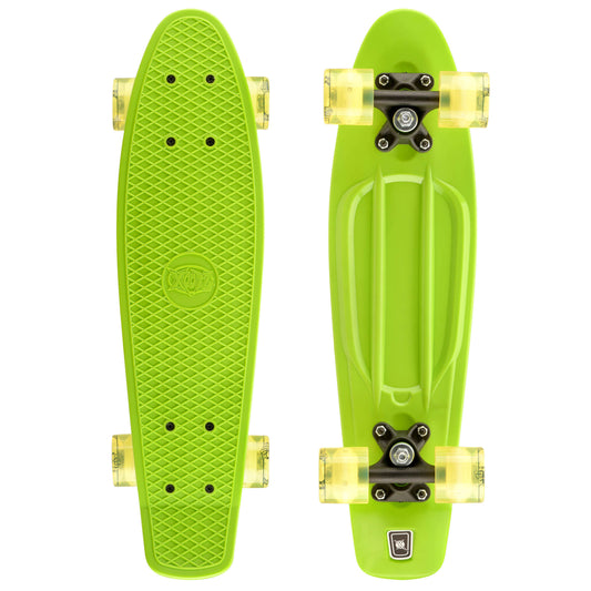 XOOTZ - TY5726 - SKATEBOARD LED -GREEN -22" - Rich Kids Playground