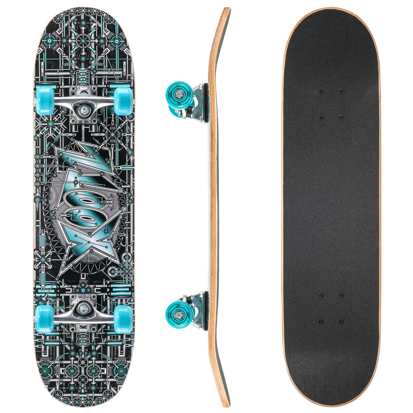XOOTZ® -  Doublekick 31'' Skateboard - Rich Kids Playground