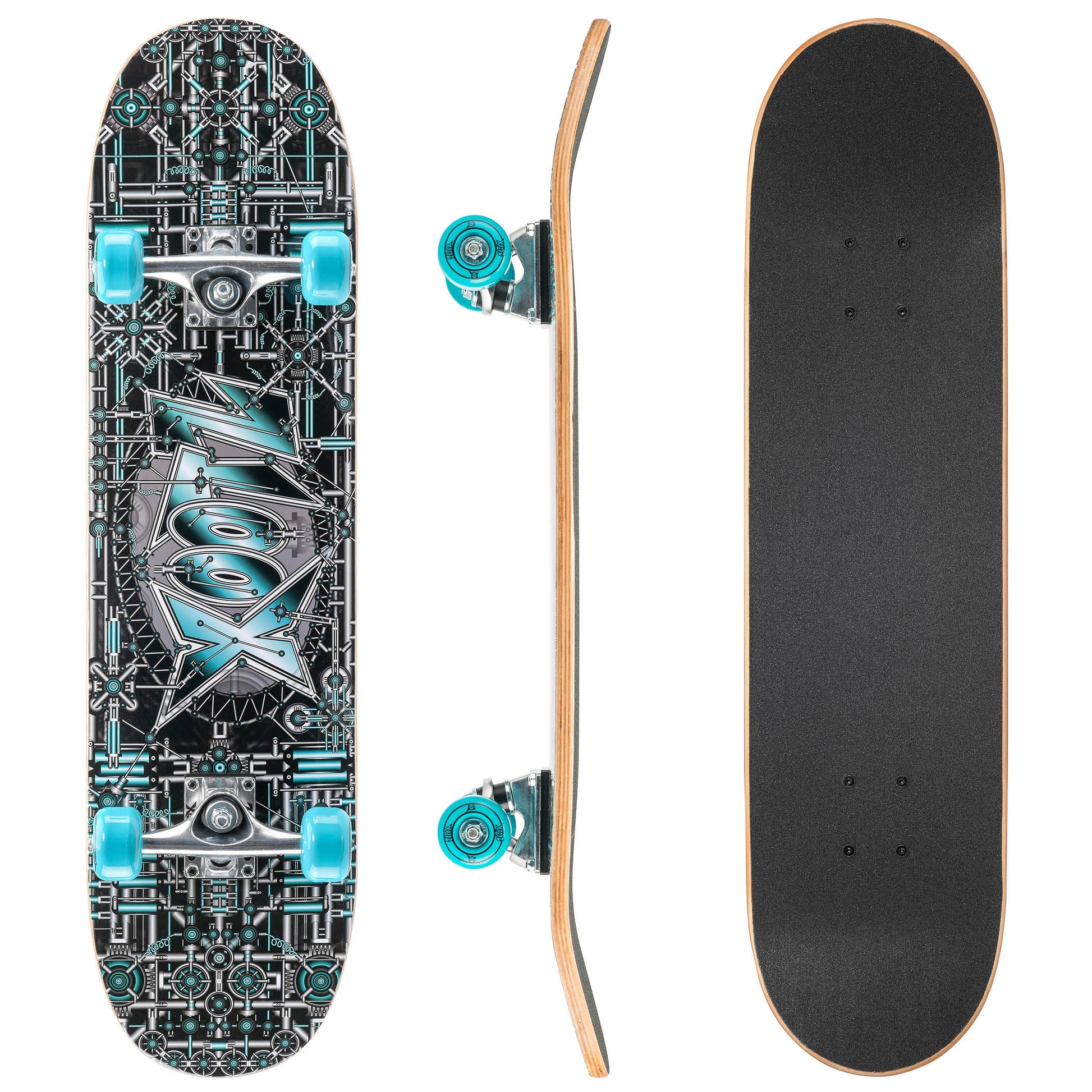 XOOTZ® -  Doublekick 31'' Skateboard - Rich Kids Playground