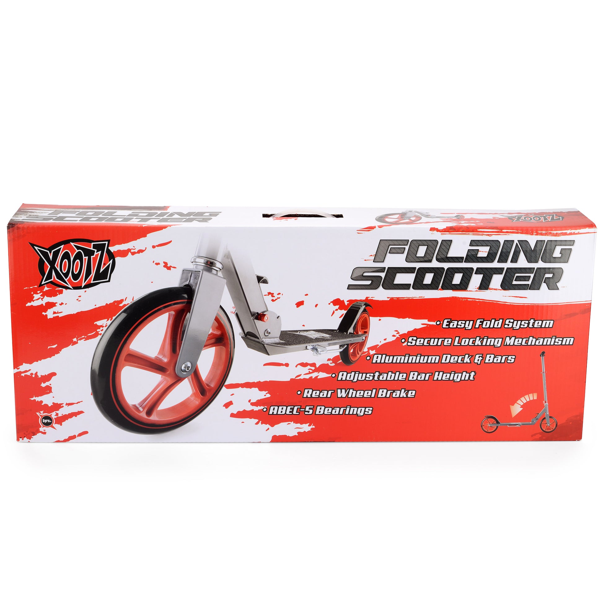 XOOTZ LARGE WHEELED FOLDABLE SCOOTER - GUNMETAL - Rich Kids Playground