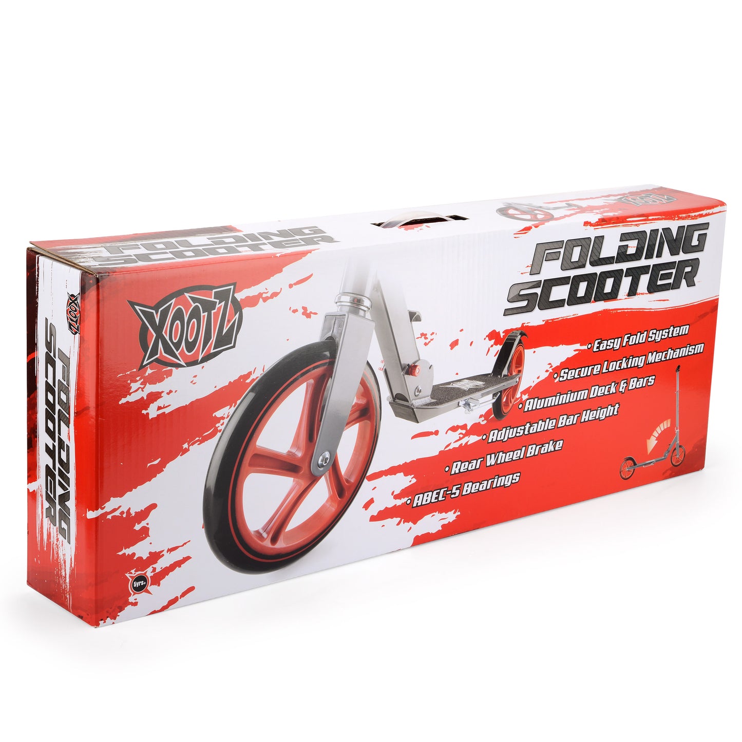 XOOTZ LARGE WHEELED FOLDABLE SCOOTER - GUNMETAL - Rich Kids Playground