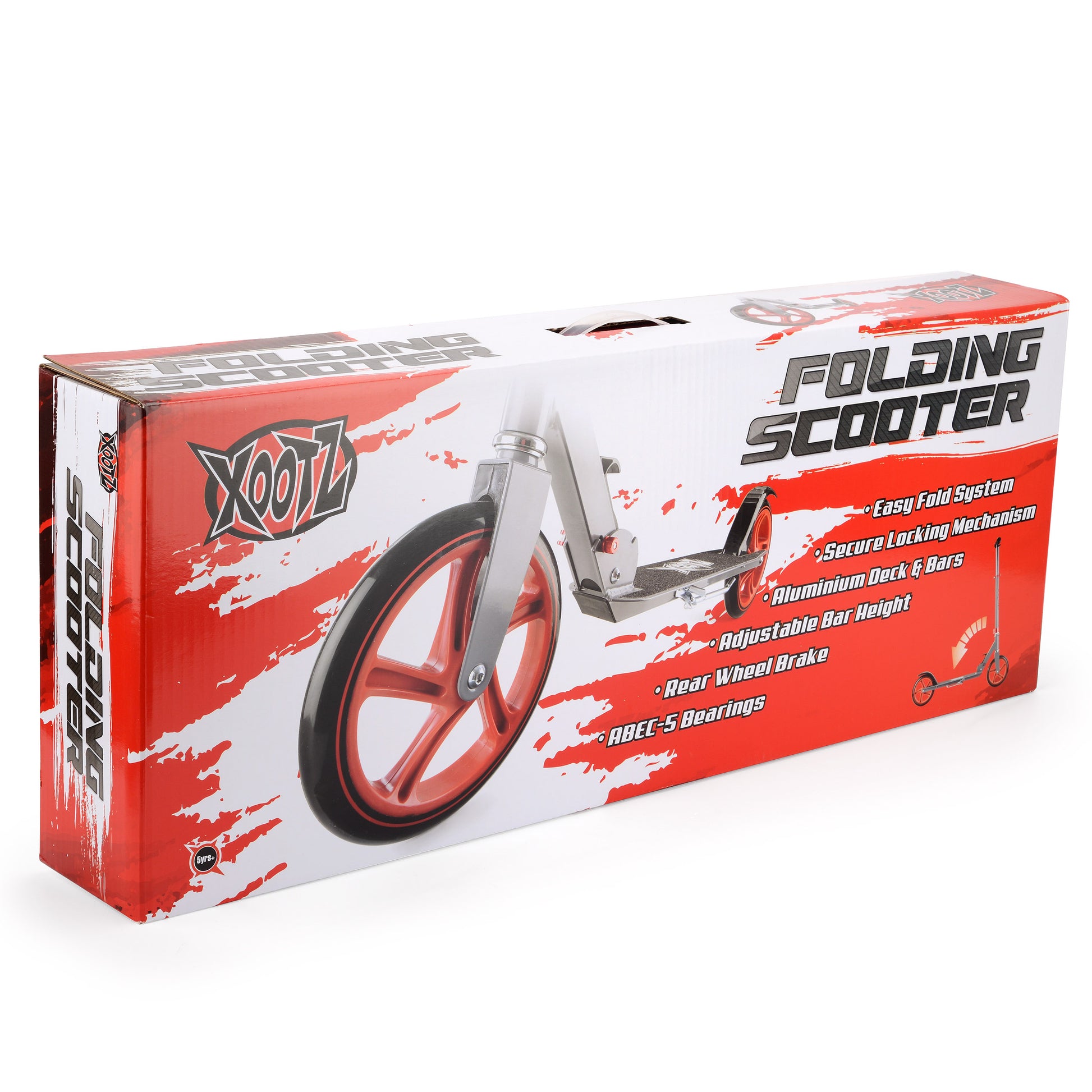 XOOTZ LARGE WHEELED FOLDABLE SCOOTER - GUNMETAL - Rich Kids Playground